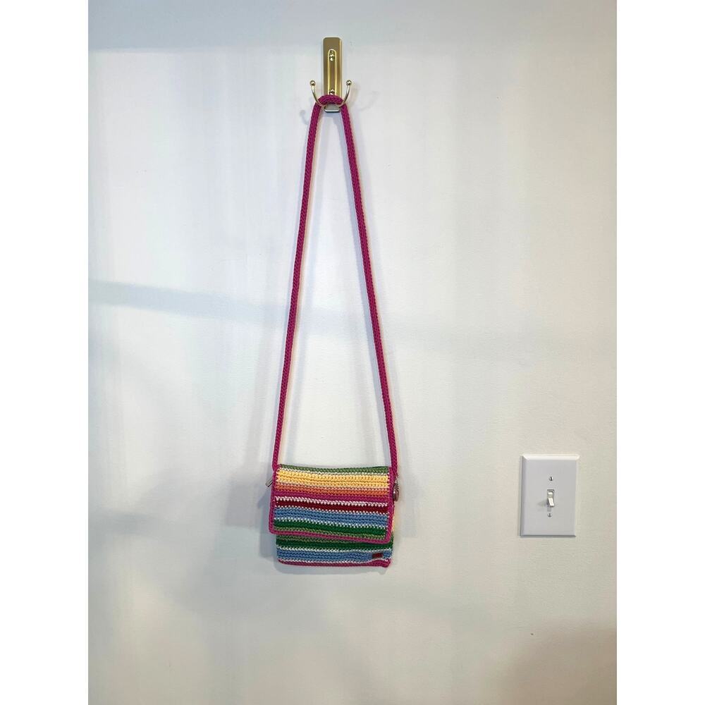 The Sak Rainbow Crochet Crossbody Bag Coastal Grandma Y2K Festival Purse
